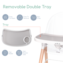 Load image into Gallery viewer, Children of Design 6 in 1 Deluxe High Chair