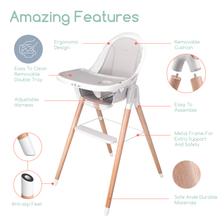 Load image into Gallery viewer, Children of Design 6 in 1 Deluxe High Chair