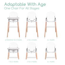Load image into Gallery viewer, Children of Design 6 in 1 Deluxe High Chair