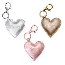 Load image into Gallery viewer, Itzy Mama Heart Diaper Bag Charm Keychains
