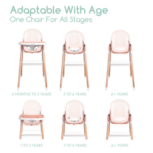 Load image into Gallery viewer, Children of Design 6 in 1 Deluxe High Chair