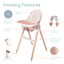 Load image into Gallery viewer, Children of Design 6 in 1 Deluxe High Chair