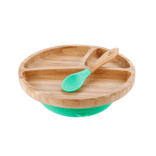 Load image into Gallery viewer, Avanchy Bamboo Suction Toddler Plate + Spoon