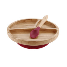 Load image into Gallery viewer, Avanchy Bamboo Suction Toddler Plate + Spoon