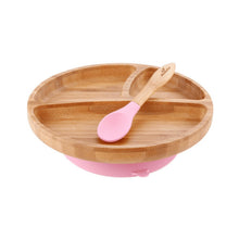 Load image into Gallery viewer, Avanchy Bamboo Suction Toddler Plate + Spoon