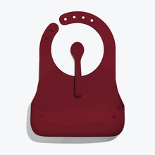 Load image into Gallery viewer, Avanchy Roll & Go Silicone Bibs for Babies + Spoon