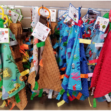 Load image into Gallery viewer, Learning Lovey Comfort Tag Blanket