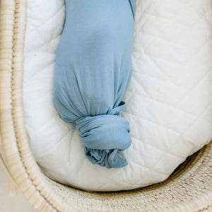 Swaddle Blanket - Dusty Blue