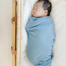 Load image into Gallery viewer, Swaddle Blanket - Dusty Blue
