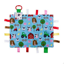 Load image into Gallery viewer, Learning Lovey Comfort Tag Blanket