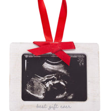 Load image into Gallery viewer, Best Gift Ever Sonogram Holiday Picture Frame Ornament