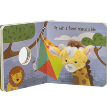 Load image into Gallery viewer, Jamie Giraffe Finger Puppet Book
