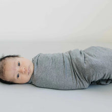 Load image into Gallery viewer, Stretchy Swaddle Blanket - Heather Gray