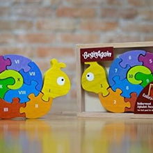 Load image into Gallery viewer, Number Snail Puzzle