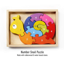 Load image into Gallery viewer, Number Snail Puzzle
