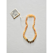 Load image into Gallery viewer, CanyonLeaf Raw Honey Amber + Turquoise Jasper