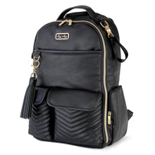 Load image into Gallery viewer, Itzy Ritzy Jetsetter Black Boss Diaper Bag Backpack
