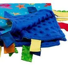 Load image into Gallery viewer, Learning Lovey Comfort Tag Blanket