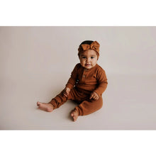 Load image into Gallery viewer, Baby Ribbed Playsuit with Pockets and Bow