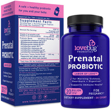 Load image into Gallery viewer, "LoveBug" Prenatal Probiotic - Tummy Sooth Formula
