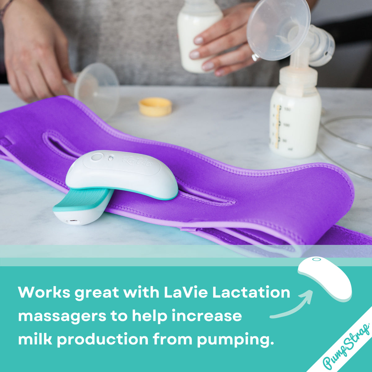 LaVie Pump Strap Hands-Free Pumping & Nursing Bra – The Nest & Company