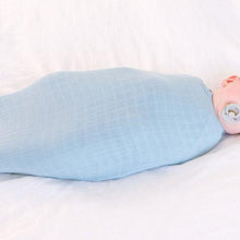 Load image into Gallery viewer, Dolly Lana Muslin Swaddle - Sky