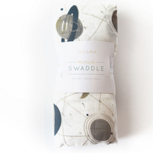 Load image into Gallery viewer, Dolly Lana Muslin Swaddle - Space
