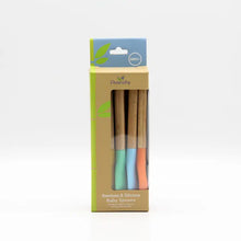 Load image into Gallery viewer, Avanchy Bamboo and Silicone Baby Spoons (Older Babies)