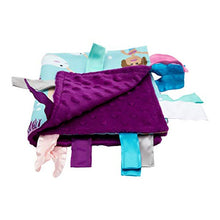 Load image into Gallery viewer, Learning Lovey Comfort Tag Blanket