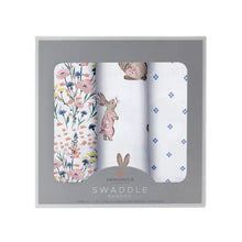 Load image into Gallery viewer, Wildflowers Bamboo Swaddles 3 Pack