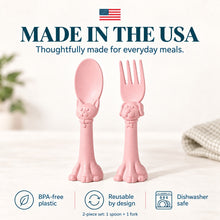 Load image into Gallery viewer, Spoon la la Toddler Utensils — 2-Pack
