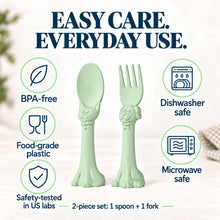 Load image into Gallery viewer, Spoon la la Toddler Utensils — 2-Pack
