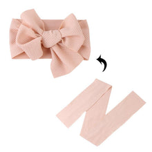 Load image into Gallery viewer, Newborn Toddler Baby Girls Head Wrap Rabbit Big Bow Knot Turban Headband Hair Accessories For Girls Kids
