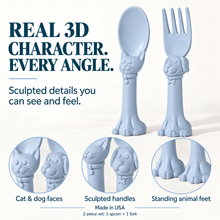 Load image into Gallery viewer, Spoon la la Toddler Utensils — 2-Pack
