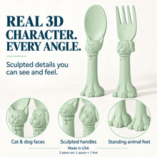 Load image into Gallery viewer, Spoon la la Toddler Utensils — 2-Pack
