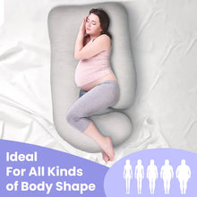 Load image into Gallery viewer, Pillani Pregnancy Pillows For Sleeping - U Shaped Full Body
