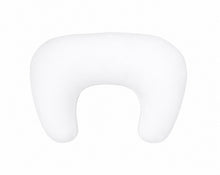 Load image into Gallery viewer, White Solid Ruffle Nursing Pillow Cover
