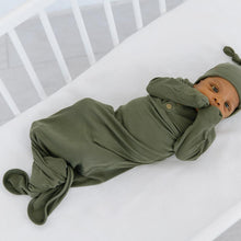 Load image into Gallery viewer, Olive Ribbed Knotted Sleeper
