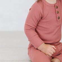 Load image into Gallery viewer, Rose ribbed two-piece set
