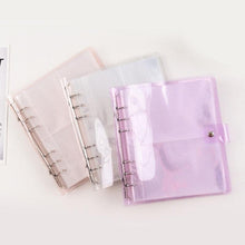 Load image into Gallery viewer, 100/200 Pockets Photo Album 3/5 inches Mini Picture Case Name Card Storage Collect Book Photocard Shiny Clear 6-Ring Binder Cover Refillable Notebook Photo Album
