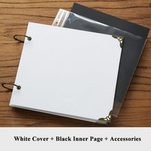 Load image into Gallery viewer, 10Inch Wedding Photo Album Scrapbook Cardboard Albums Photo Baby Scrapbooking Album Blank Cover Travel Albums For Photos Home Decor House Decoration DIY Memorable Gifts For Loved Ones
