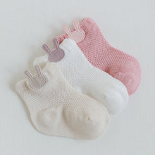 Load image into Gallery viewer, 3 Pairs  Cartoon Candy Color Cotton Fashion Elastic Band Socks For Newborn Boys And Girls

