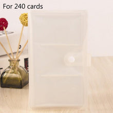 Load image into Gallery viewer, 120/240 Cards Capacity Cards  Holder Binders Albums  For 60*90mm Cards Book Sleeve Photo Albums Family Scrapbook Albums Family Anniversary Gift For Couple
