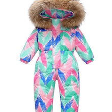 Load image into Gallery viewer, Modern Trend NEW Children's Clothing Jacket Snow Wear Coat Jumpsuit for Girls And Boys Winter Ski Suit For Kids
