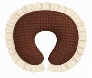 Ivory Eyelet Lace Ruffle Original Nursing Pillow Cover