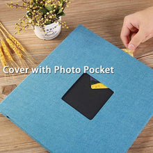 Load image into Gallery viewer, 16 inch Linen DIY Photo Album Lovers Birthday Gift Wedding Photos Baby Photo Album Scrapbook DIY Photo Albums Family Scrapbook Albums Family Anniversary Gift For Couple

