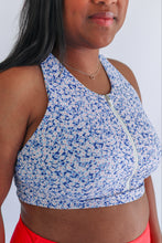 Load image into Gallery viewer, Crop Zip Up Breastfeeding Swimsuit Top 2026
