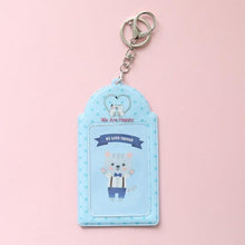 Load image into Gallery viewer, 2 Pockets Colorful Photo Card Holder Pockets for Mini Photo Sticker &amp; Name Card 3 Inch 6.35 x 9cm Photos with Key Chain Album Gifts For Valentines Day
