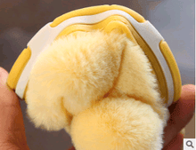 Load image into Gallery viewer, Winter Cute Cartoon Kids Soft Cotton Shoes Baby Shoe Small Yellow Duck Slippers For Children

