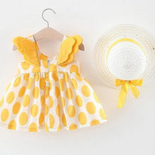 Load image into Gallery viewer, Luxury Handmade Elegant Modern Newborn Baby Girl Birthday &amp; Princess Baby Dress With Hat
